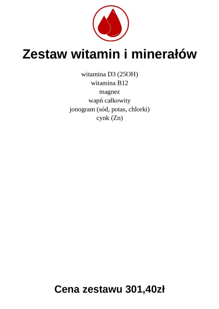 Zestaw Witamin I Minerałów