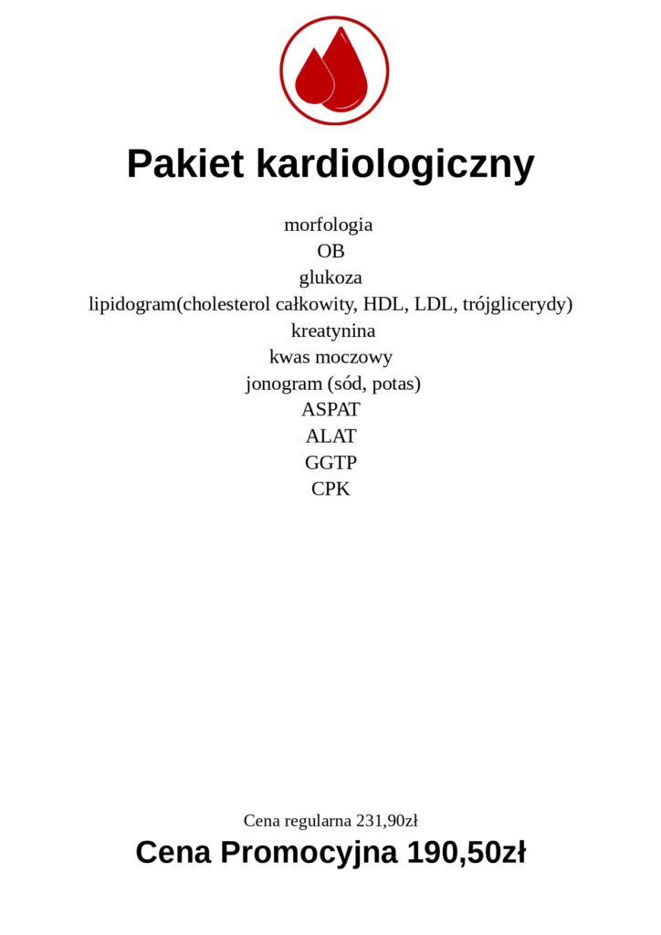 Pakiet kardiologiczny