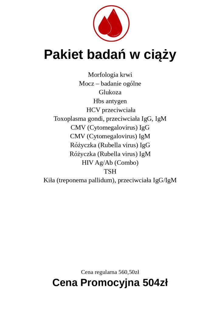 Pakiet badań w ciąży