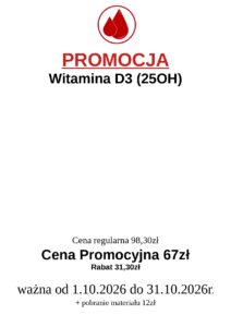 Promocja miesiąca Październik na Witamine D3 67zł